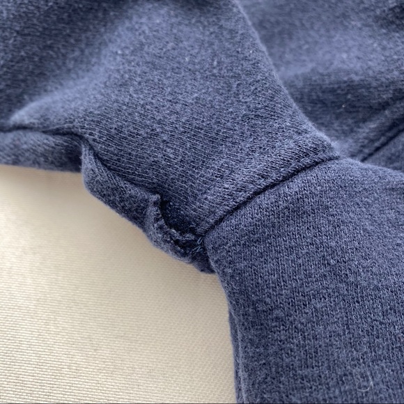 Baby Gap Toddler Boys Dark Blue Double Breasted Hooded Fleece Jacket 12-18 M - Picture 12 of 16
